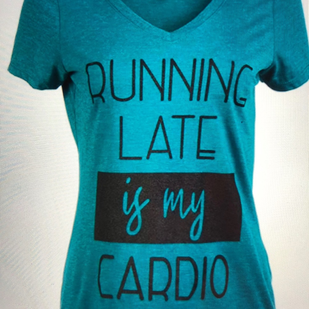 Running late is my cardio